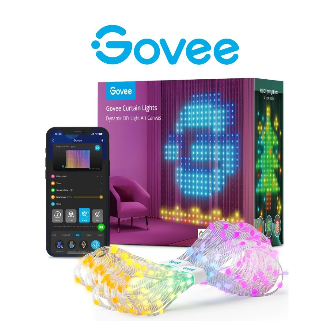 LUCES LED GOVEE WIFI Y BLUETOOTH Cortina de luces H70B1